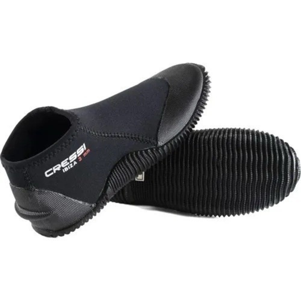 Cressi 3mm Black Ibiza Neoprene Diving Boots Size 8 NWT